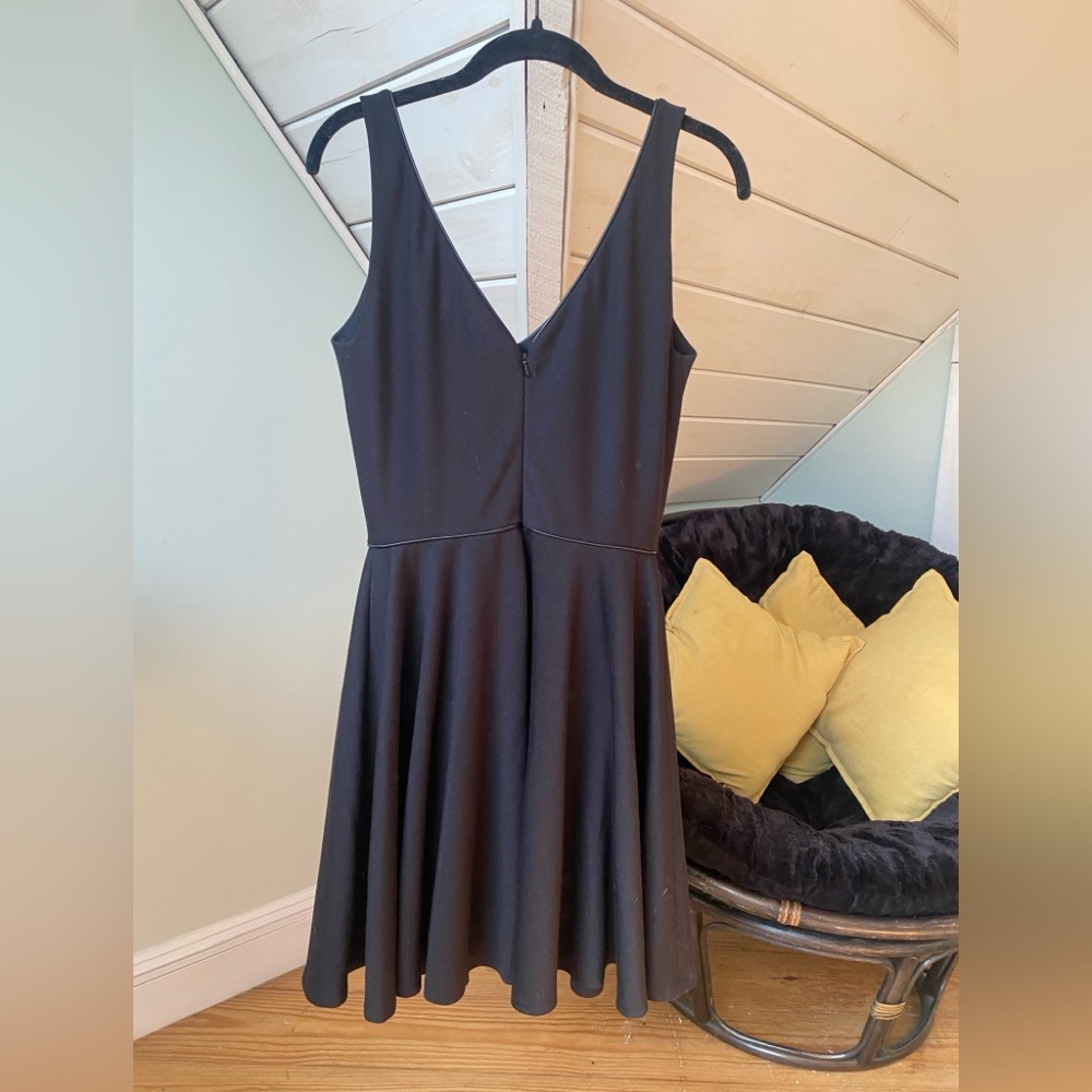 Zac Posen Z Spoke black A-Line Mini Black Cocktail Dress Size 4 - Picture 6 of 13
